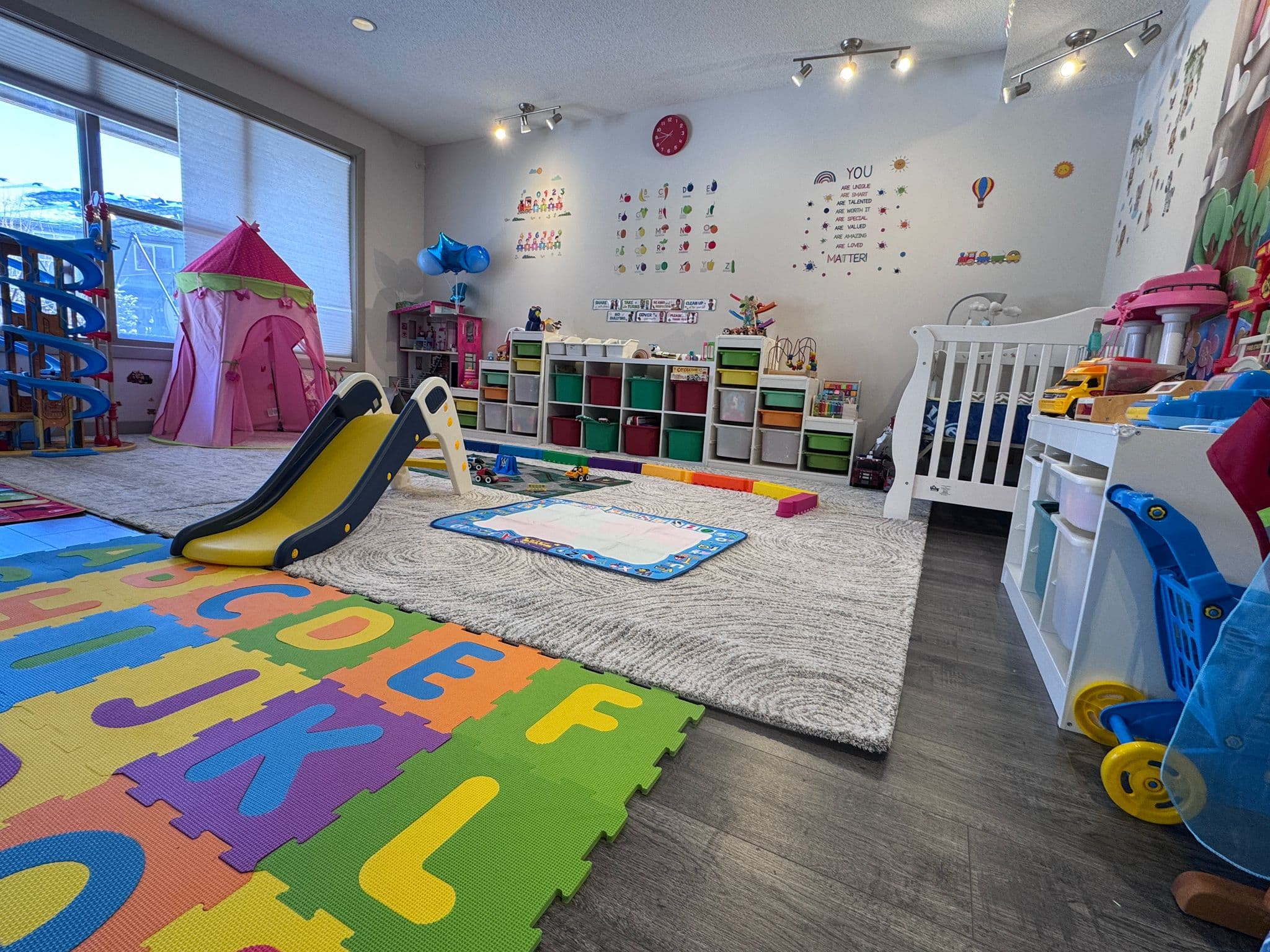 Creative arts and sensory play at our Calgary dayhome